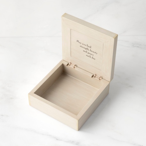 Willow Tree A Tree, A Prayer Hand Painted Wood Box - Picture 7 of 8